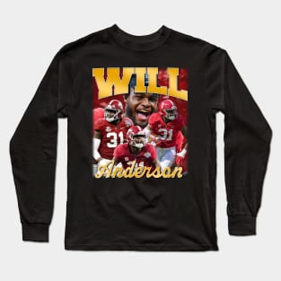 Vintage Will Anderson Retro Long Sleeve T-Shirt